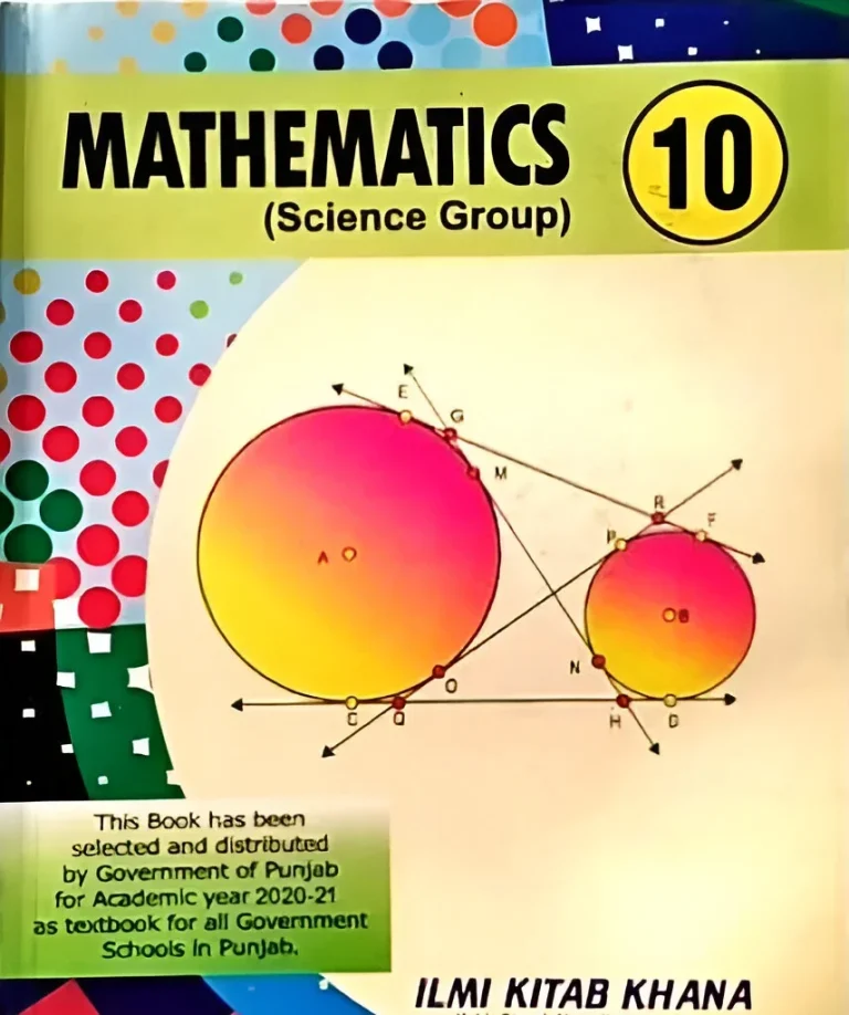 10th Class Maths Book