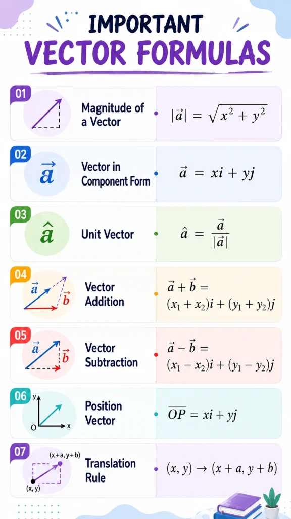 Unit 6 Class 10 Math New Book Solutions 2 Unit 6 Class 10 Math New Book Solutions Important Vector Formulas 1