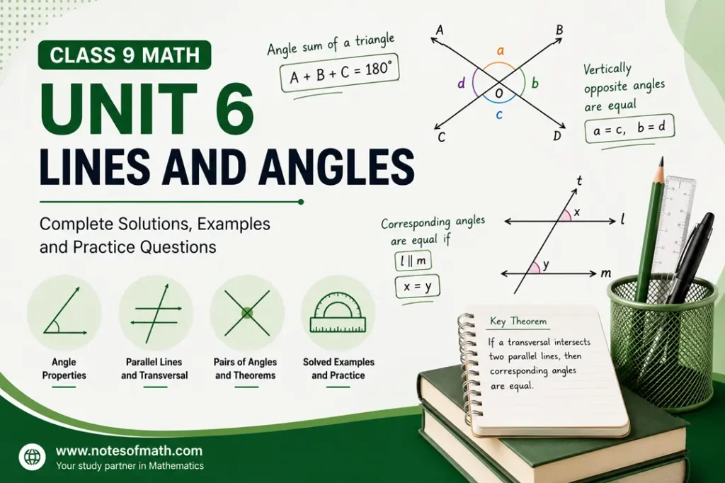 Unit 6 Class 9 Math Solutions – Trigonometry 1 Unit 6 Class 9 math solutions: Overview of the Unit